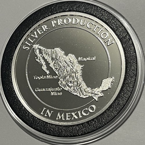 Guanajuato Topia Mines Great Panther Rare Coin 1 Troy Oz