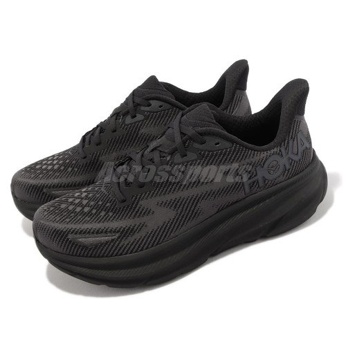 

Hoka Clifton 9 Triple Black Мужские кроссовки для бега по шоссе 1127895-BBLC, Черный, Clifton 9