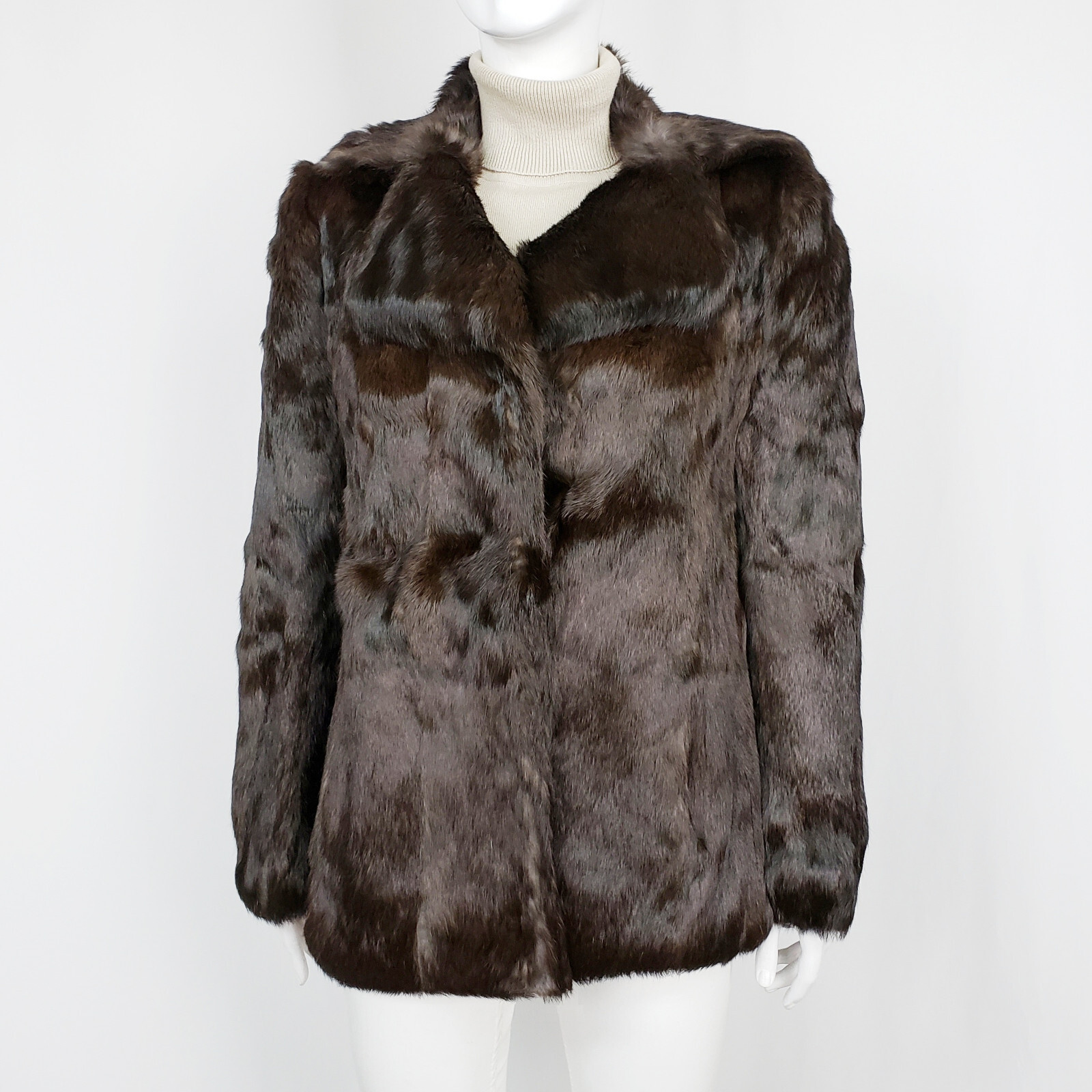 YILON MADE Waistmark eco fur coat ブラウン YILON MADE Waistmark eco fur coat ブラウン