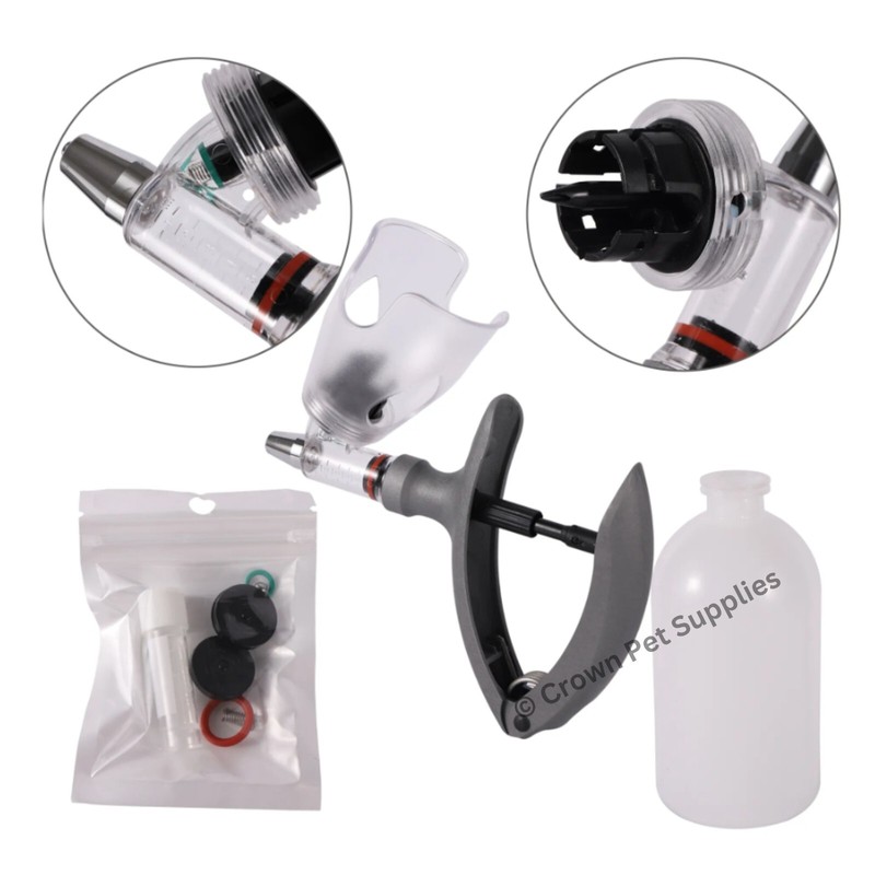 2 ml Veterinary Syringe Animal Injection Vaccine For Birds, Cattle,