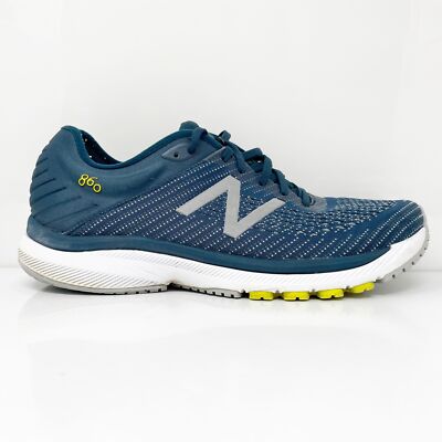 

New Balance Мужские 860 V10 M860A10 Синие Кроссовки Кроссовки Размер 10.5 D, Синий, 860 V10
