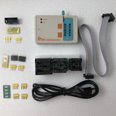 SkyPRO High-speed USB SPI Programmer for 24/25/93/EEPROM/Flash/AVR/MCU+3adapter