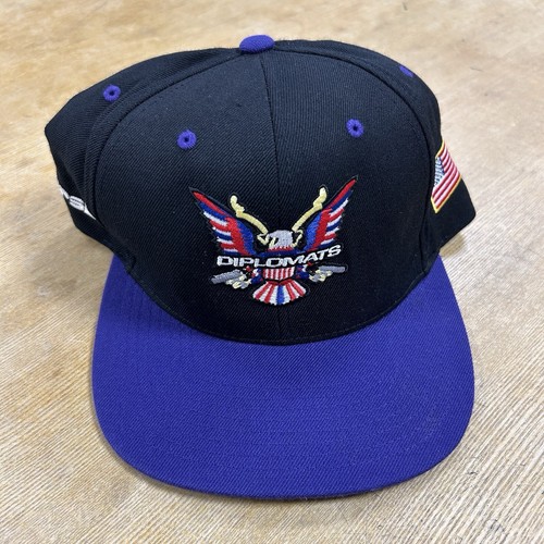 DIPLOMATS DIPSET ニューエラ NEWYORK HARLEM レア NEW Diplomats Dipset NEW ERA CAP HAT SIZE 7 3/8 BLACK SUEDE