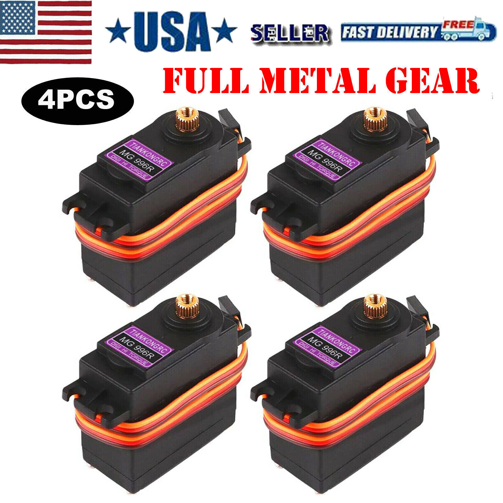 Boat Metal Gear For Futaba Jr Rc Torque Digital Servo Us
