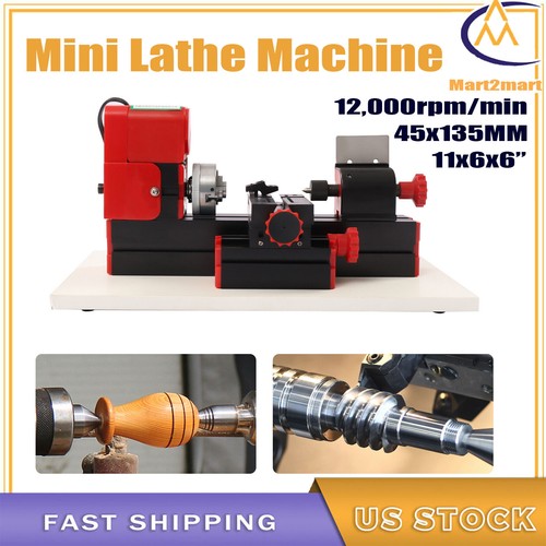 Benchtop Mini Metal Lathe Cutting Machine for DIY