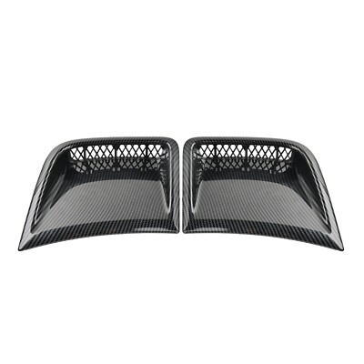 2PCS Carbon Fiber Front Bumper Side Air Vents For 2008-2014 Subaru WRX STi