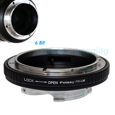 6 Bit Canon FD Lens to Leica M Mount Camera Adapter M6 M8 M7 M9 M9-P M10 M10-D