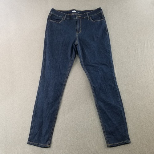 Old Navy Jeans Women's Size 12 Blue Wash super skinny Mid-Rise Stretch Comfort