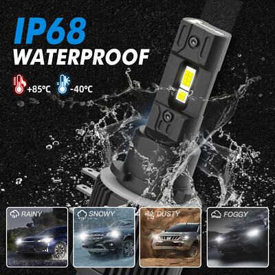 2x H15 LED Bulbs 6000K Canbus Bright High Beam DRL for VW fit Tiguan 2012-2017