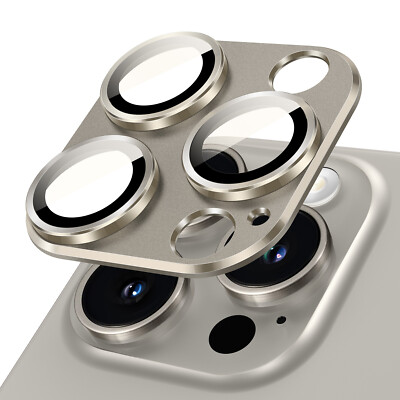 Camera Lens Protector for iPhone 15 Pro 6.1-Inch and iPhone 15 Pro Max 6.7-Inch