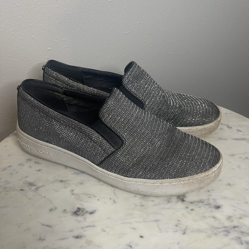 靴 Michael KORS Shoes JP: 24.5 US:7.5 Michael Kors Sz 7.5 Womens Slip On Shoes Round Toe Sneakers
