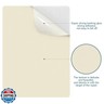 WILDREEDS 2 Pcs 8 x11 Inch Leather Repair Patches, Self-Adhesive Leather Patch for Sofas, Couch, Furniture,Tote Bags, Car Seats (Lychee Texture Beige)