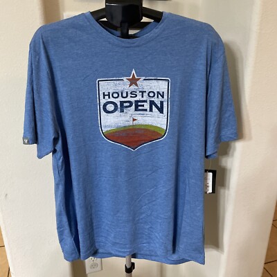 Work Out T Shirt Levelwear XL Blue With Houston Astros Golf Open SOFT NWT