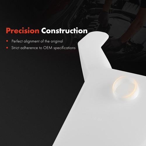 Front Non-Pressurized Coolant Reservoir for Chevy Express 1500 GMC Savana 1500