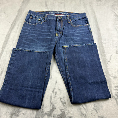 Old Navy Jeans Mens Size 36x34 Dark Wash Denim Classic Relaxed Straight Work