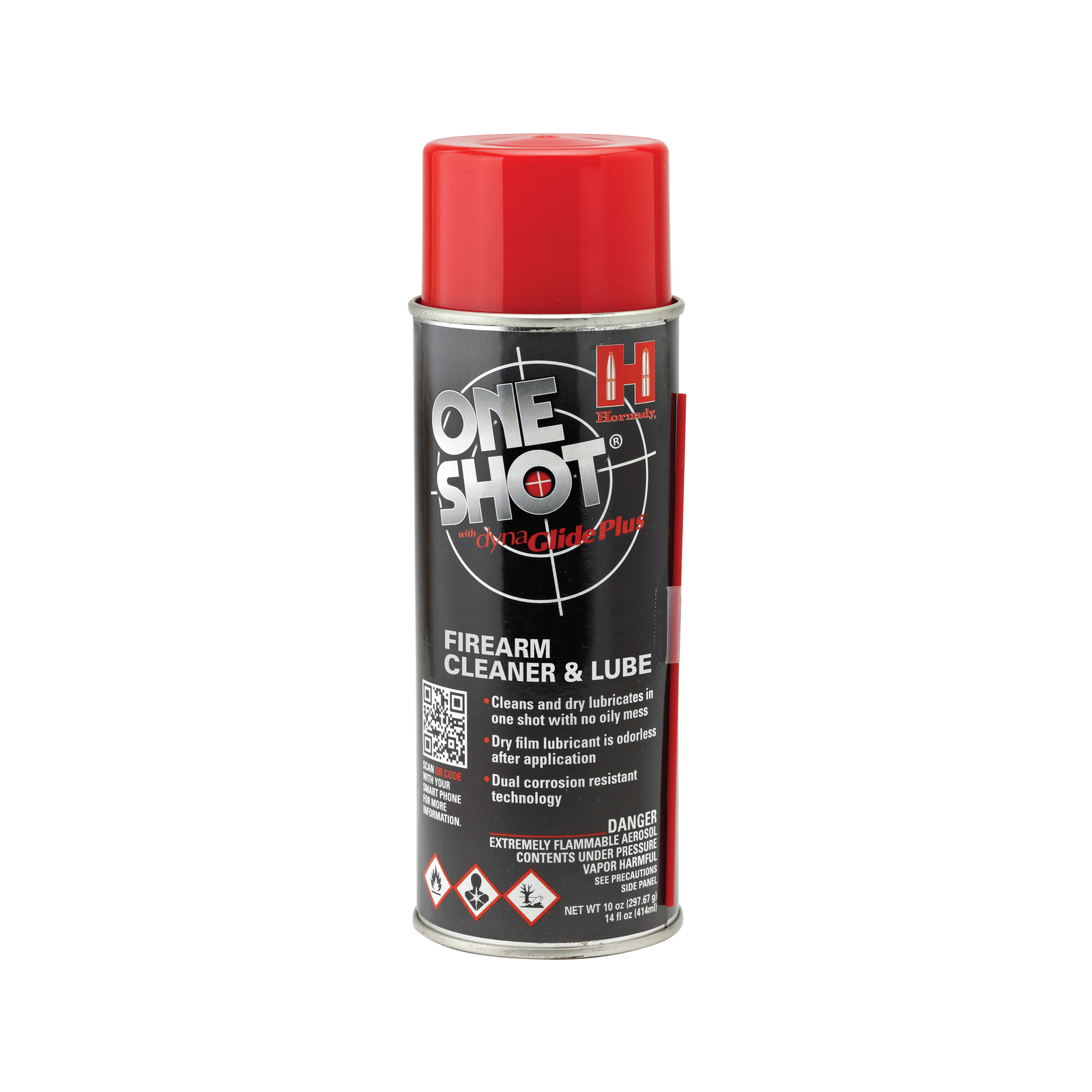 Hornady One Shot Gun Cleaner/Lube Aerosol Spray w/DynaGlide Plus 10 fl