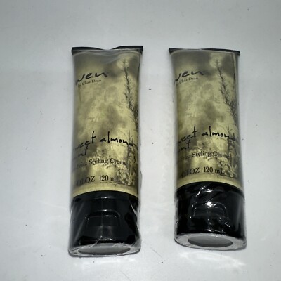 2x New Wen Sweet Almond Mint Anti Frizz Styling Creme 4 fl oz