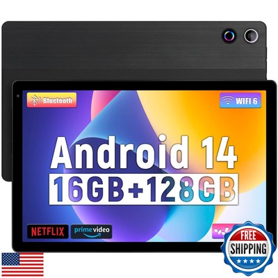 FEARWIKY Tablet, 10.36'' Android 14 Tablet with 16GB RAM 128GB ROM 1TB TF Car