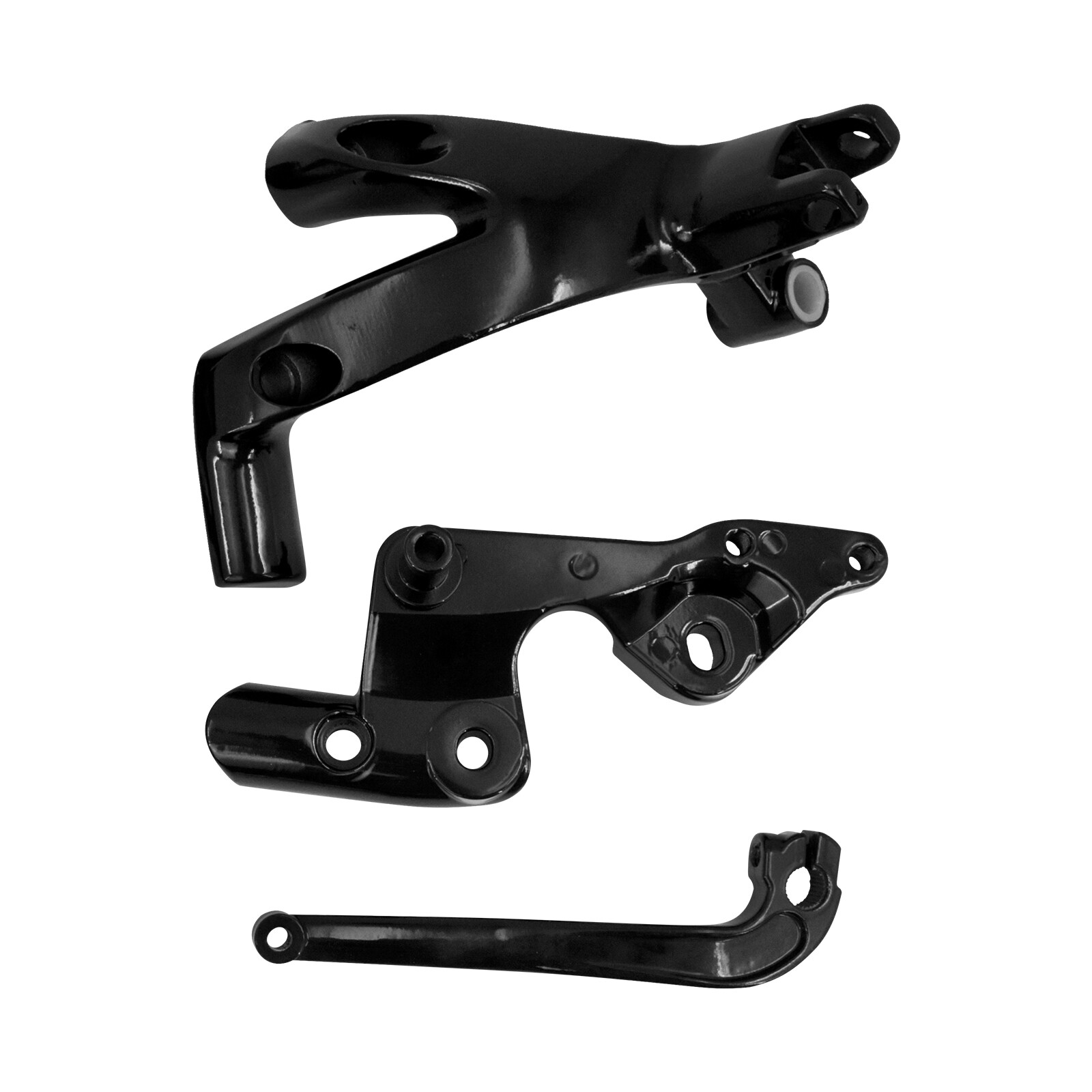Black Forward Controls Kits Fit For Harley Softail Low Rider Street Bob 2018-23