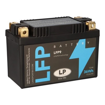 Batería de litio LANDPORT LFP9 12V reemplaza YT7B-4 YTR9-BS YT9B-4 BSLi-03