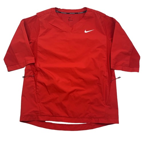 bowte トップス Nike Red Hot Baseball Jacket Shirt Short Sleeve Men's Medium
