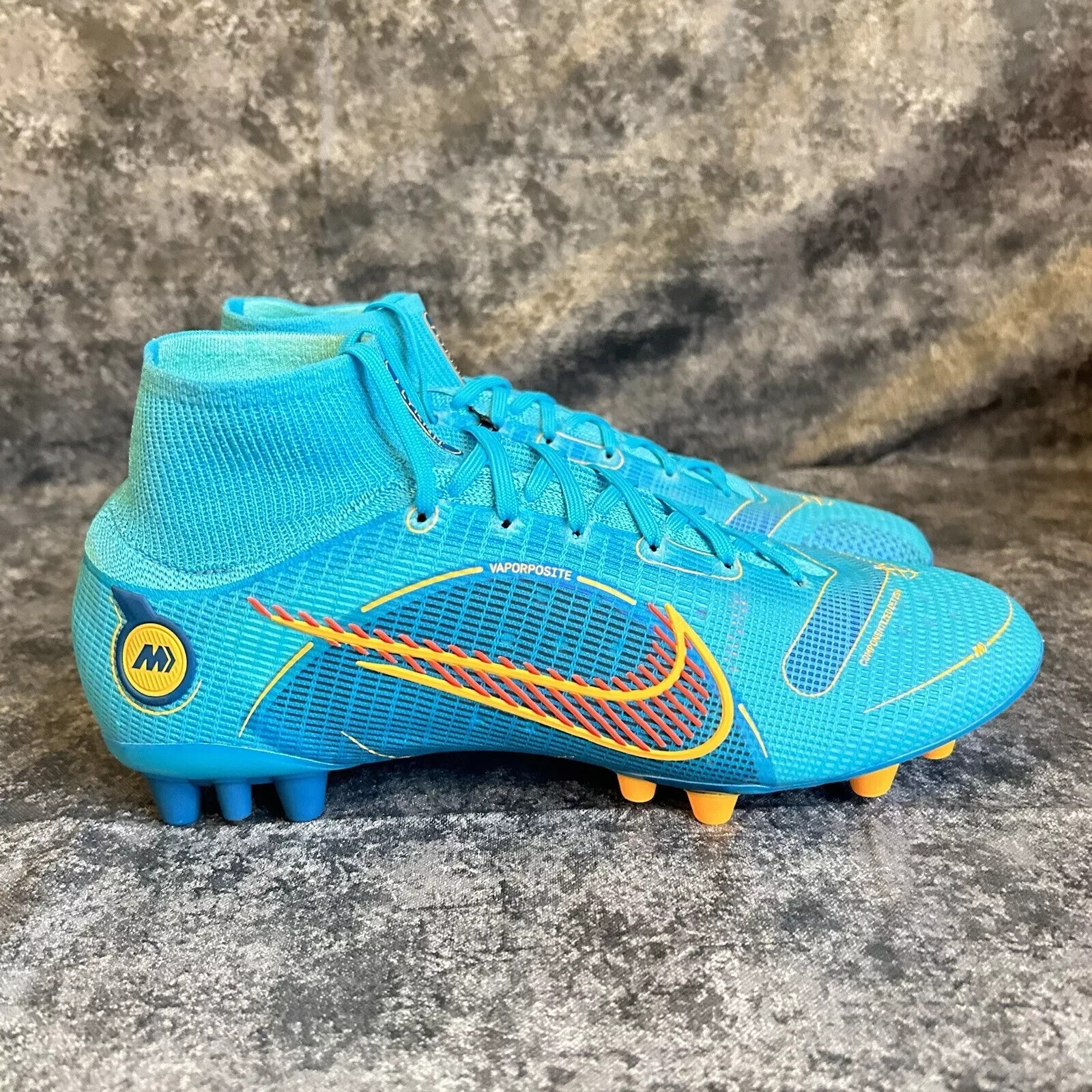 Pre-owned Nike Mercurial Superfly 8 Elite Ag Pro Soccer Chorine Blue Dj2841-485 Men's 9