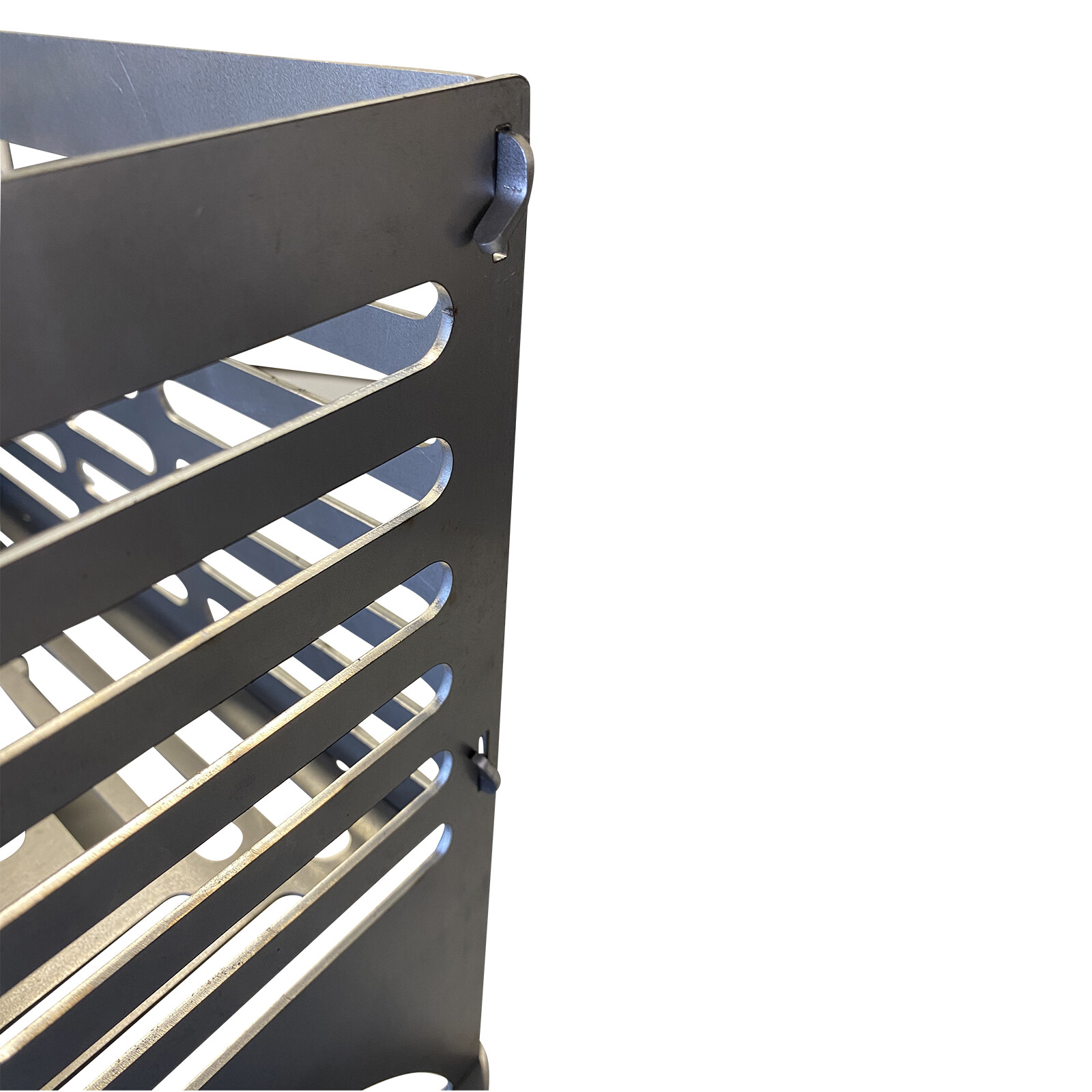 SNAP BASKET BY LAVALOCK 12X12X12 UDS CHARCOAL BASKET WITH ASH PAN, CLIP TOGETHER