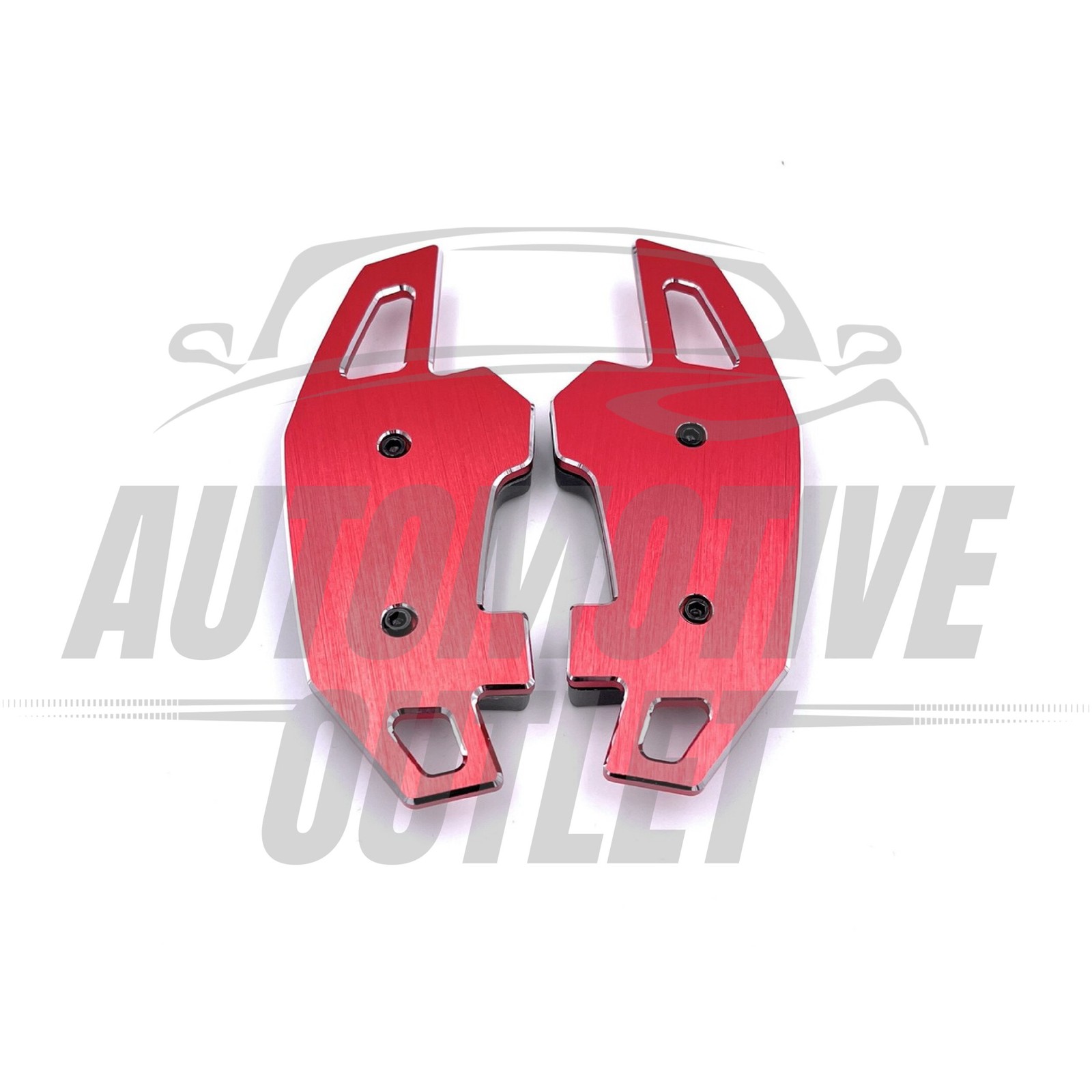 CAR STEERING GEAR PADDLE SHIFT EXTENSION METAL RED FOR VW SCIROCCO 2015-2018 4