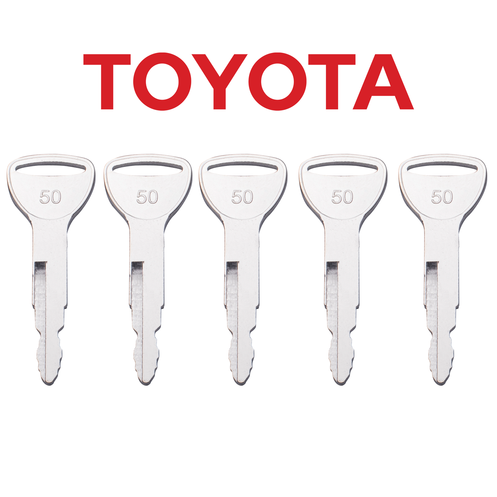 小物 key 5) Toyota Forklift & Equipment Ignition Keys - New Style