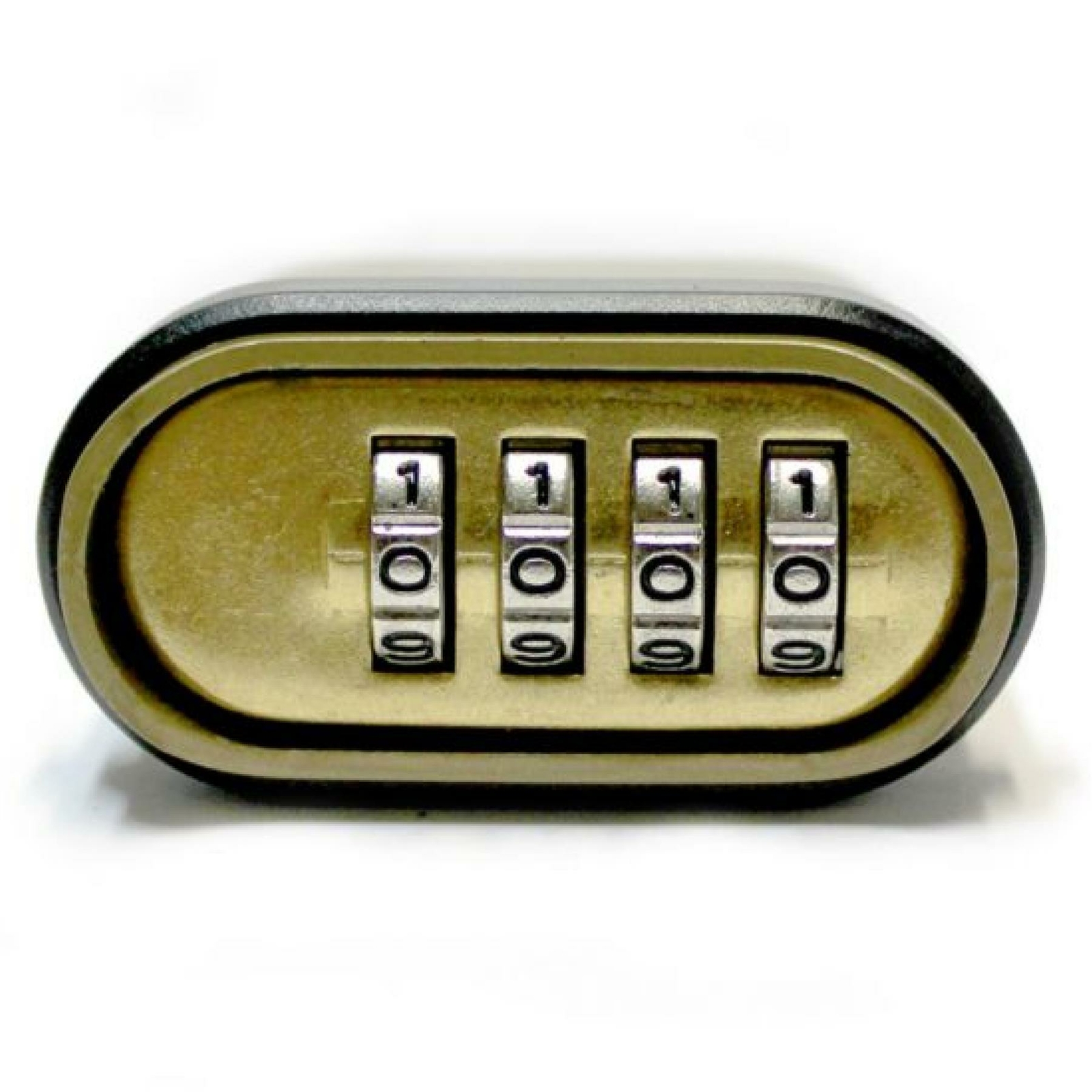 Lucchetto Con Combinazione Meccanica Placcata A 8 Cifre Silver 40 Mm/7 - Foto 5