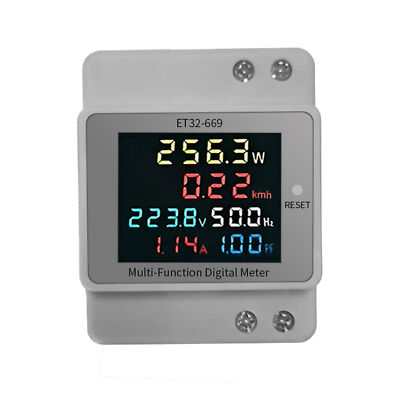Energy Meter Multi-function Meter Lcd Display Multimeter Measure Voltage