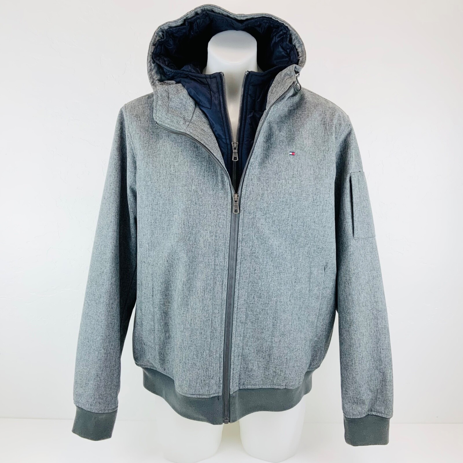 Tommy Hilfiger~XL Men's Soft Shell Fashion Bomber Jacket