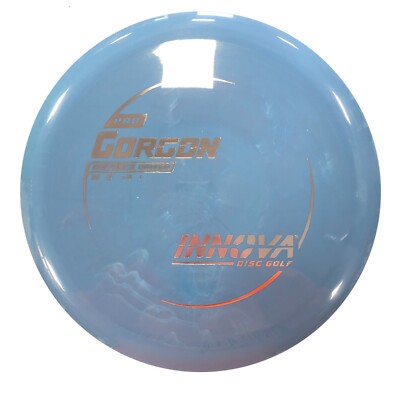 DISC GOLF INNOVA PRO GORGON DISTANCE DRIVER 173-5g BLUE W/ SILVER FOIL