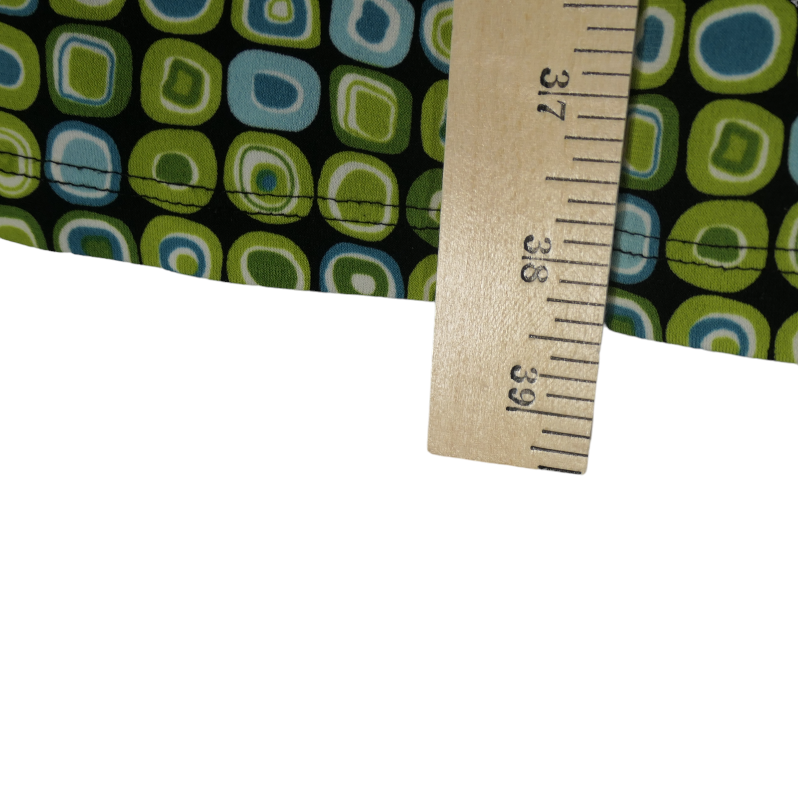 Lady Hathaway Dress Womens 4 Green Retro Print Knit Stretchy Classic Comfy