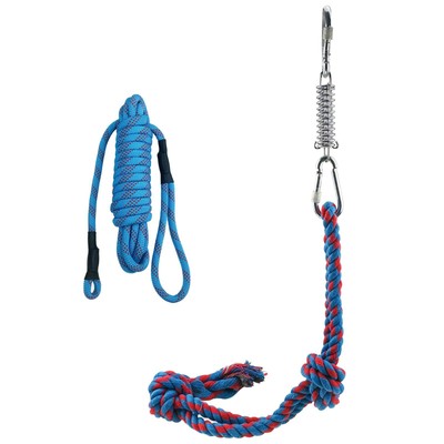 Dog Tug Toy, Outdoor Hanging Bungee Dog Toy, Interactive Spring Dog Tree Toy ...