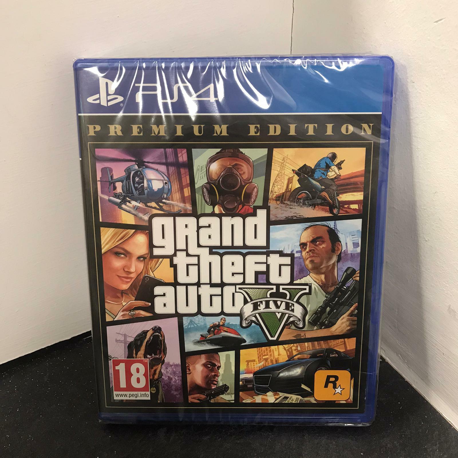 Grand Theft Auto V PREMIUM EDITION PS4 Game GTA 5 - New & Sealed