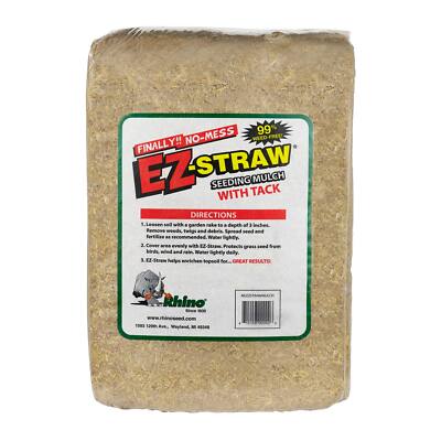 EZ Straw Seeding Mulch with Tack, 2.5 Cubic Feet (4 Pack)