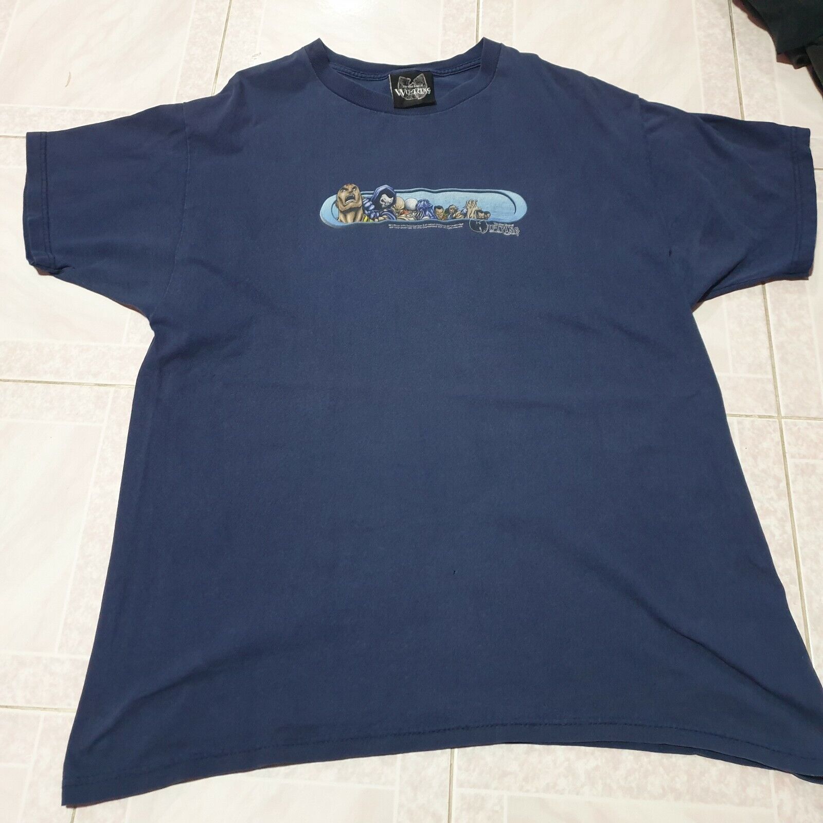 Vintage WuTang T Shirt Size XL Nine Rings Anime Comic RARE Vintage WuTang T Shirt Size XL Nine Rings Anime Comic RARE
