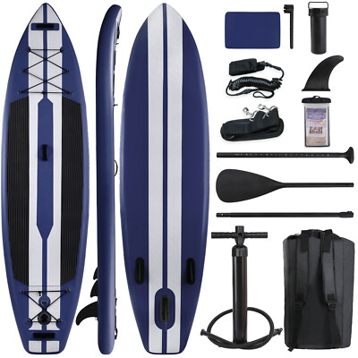 10/11' Inflatable Stand up Paddle Board Non-Slip SUP Surfboard with Complete Kit