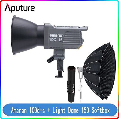 Amaran 100d-S 5600K LED Video Licht Tageslicht Studio & Light Dome 150 Softbox