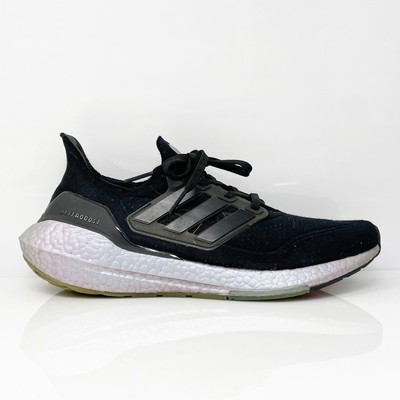 Adidas Womens Ultraboost 21 FY0405 Черные кроссовки для бега, размер 10