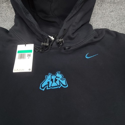 Pre-owned Nike Sweatshirt Mens Extra Large Black X Off White Abloh Air Pullover Hoodie