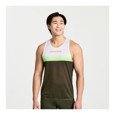 Saucony Men Elite Singlet Umbra M Одежда