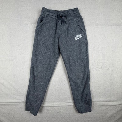 Nike Boys Sportswear Club Fleece Joggers Charcoal Grey Sweatpants Size Medium