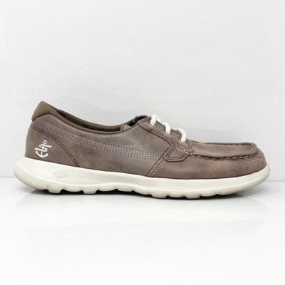 

Skechers Womens On The Go 15445 Коричневые повседневные кроссовки, размер 6,5, Коричневый, On The Go