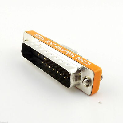 VGA DB9 9 Pin Female to DB25 25 Pin Male Serial RS-232 Gender Adapter Converter