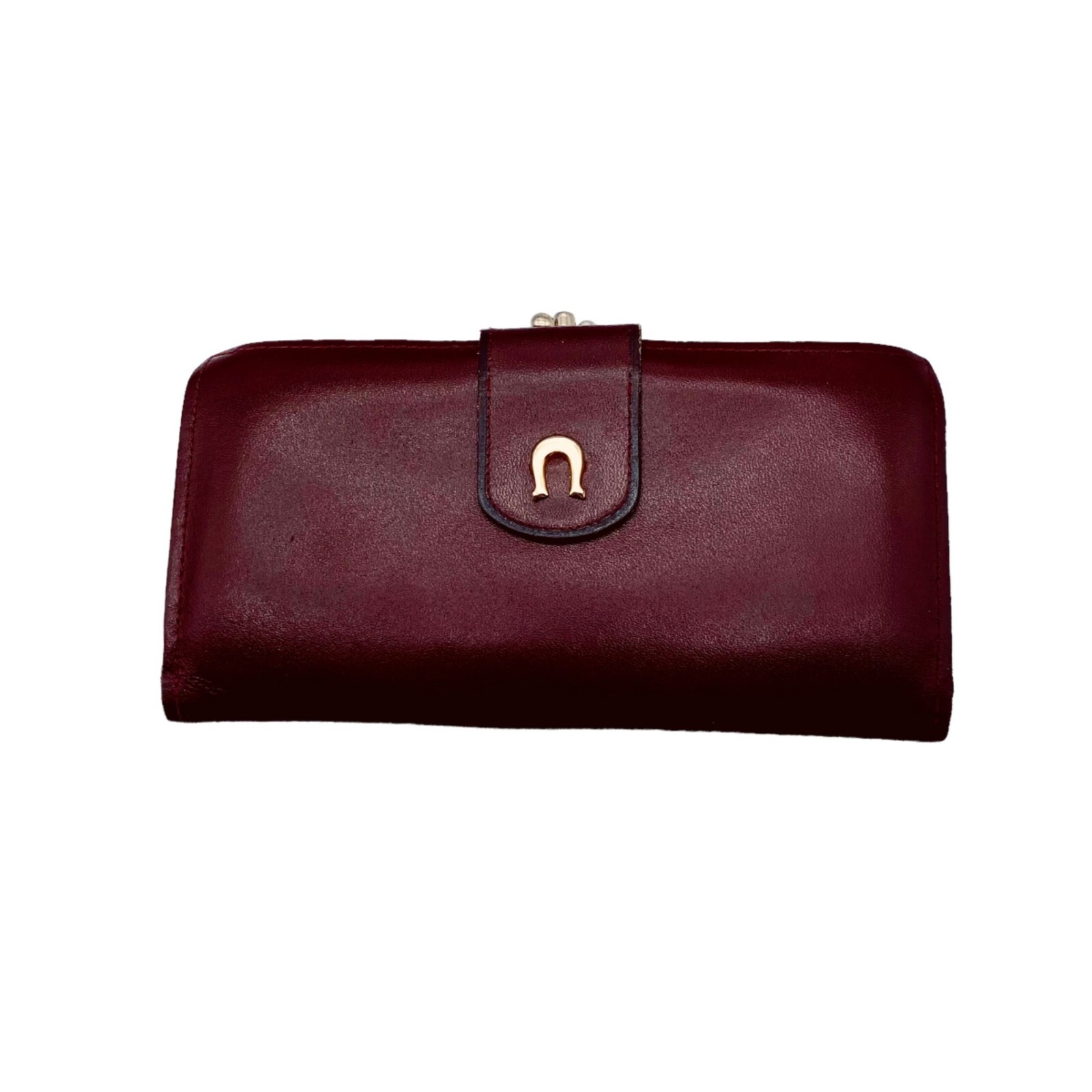 ★you a use★ Heart wallet Croc brown Brownmockcrocbrownstitching_1.