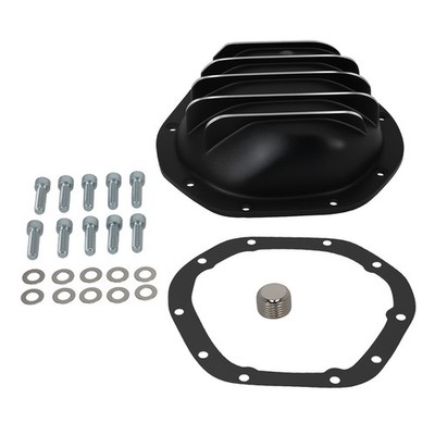 Black Aluminum Differential Cover for Ford F-150/F-250 1975-1997 4909BKKIT