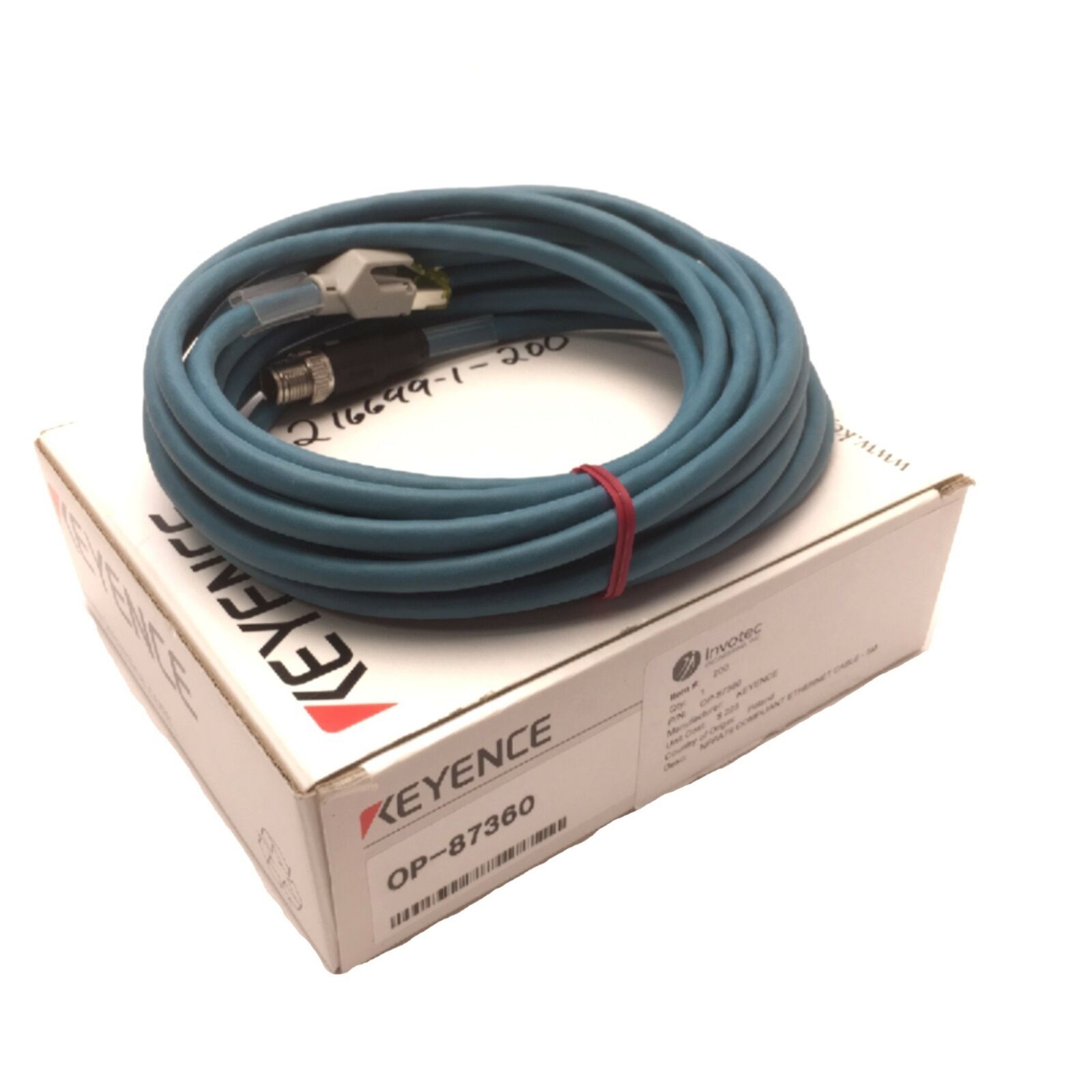 KEYENCE OP-87360 Ethernet Cable 5M Original New # | eBay