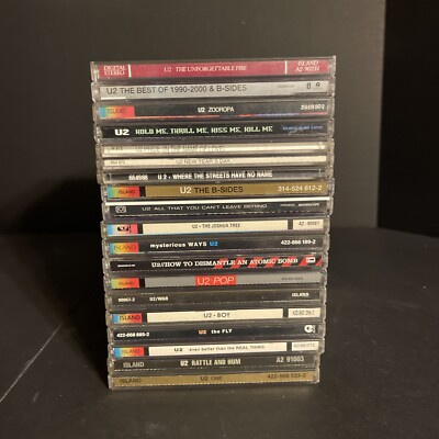 U2 11 CD 8 CD Singles Lot B sides Joshua Tree Best Of Rattle And Hum Zooropa